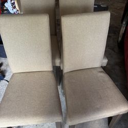 4 Padded Dining Chairs