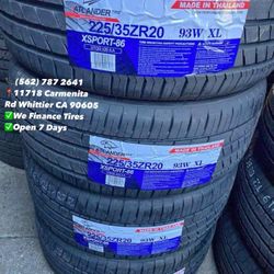 225/35ZR20 Atlander Set of Tires Installed and Balanced Set de Llantas Nuevas Instaladas y Balanceadas