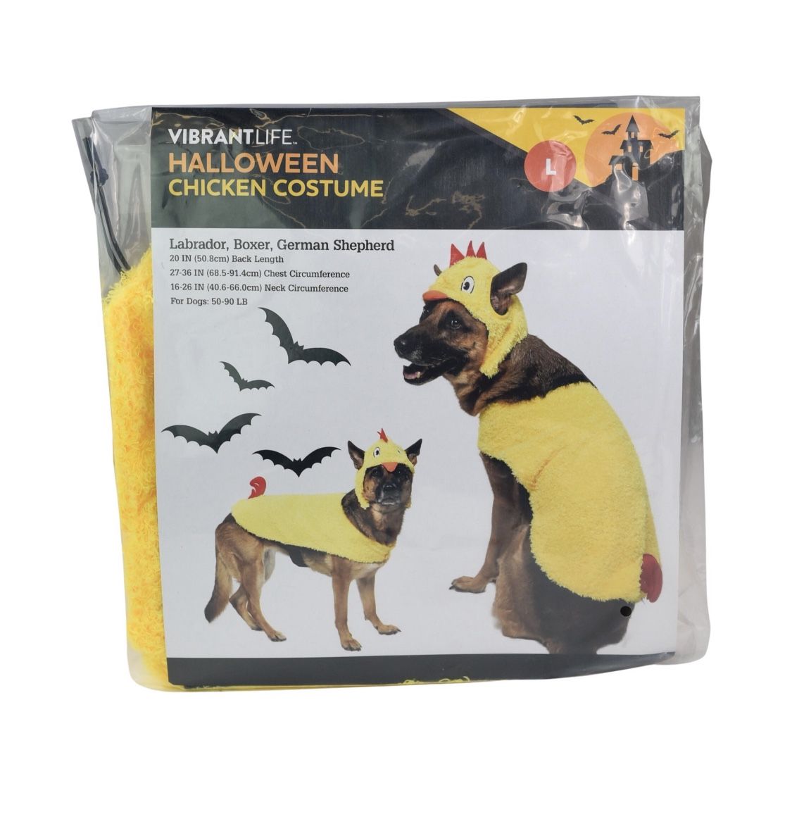 Chicken Dog Costume (L)