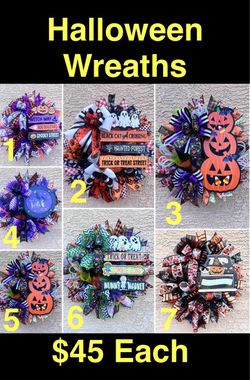Halloween wreaths