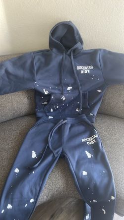 Rockstar Dist. Hoodie sweat suit