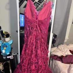 Pink Prom Dress Size 5-6