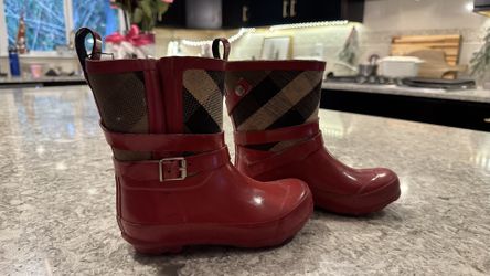 Burberry Kids Rain Boots 