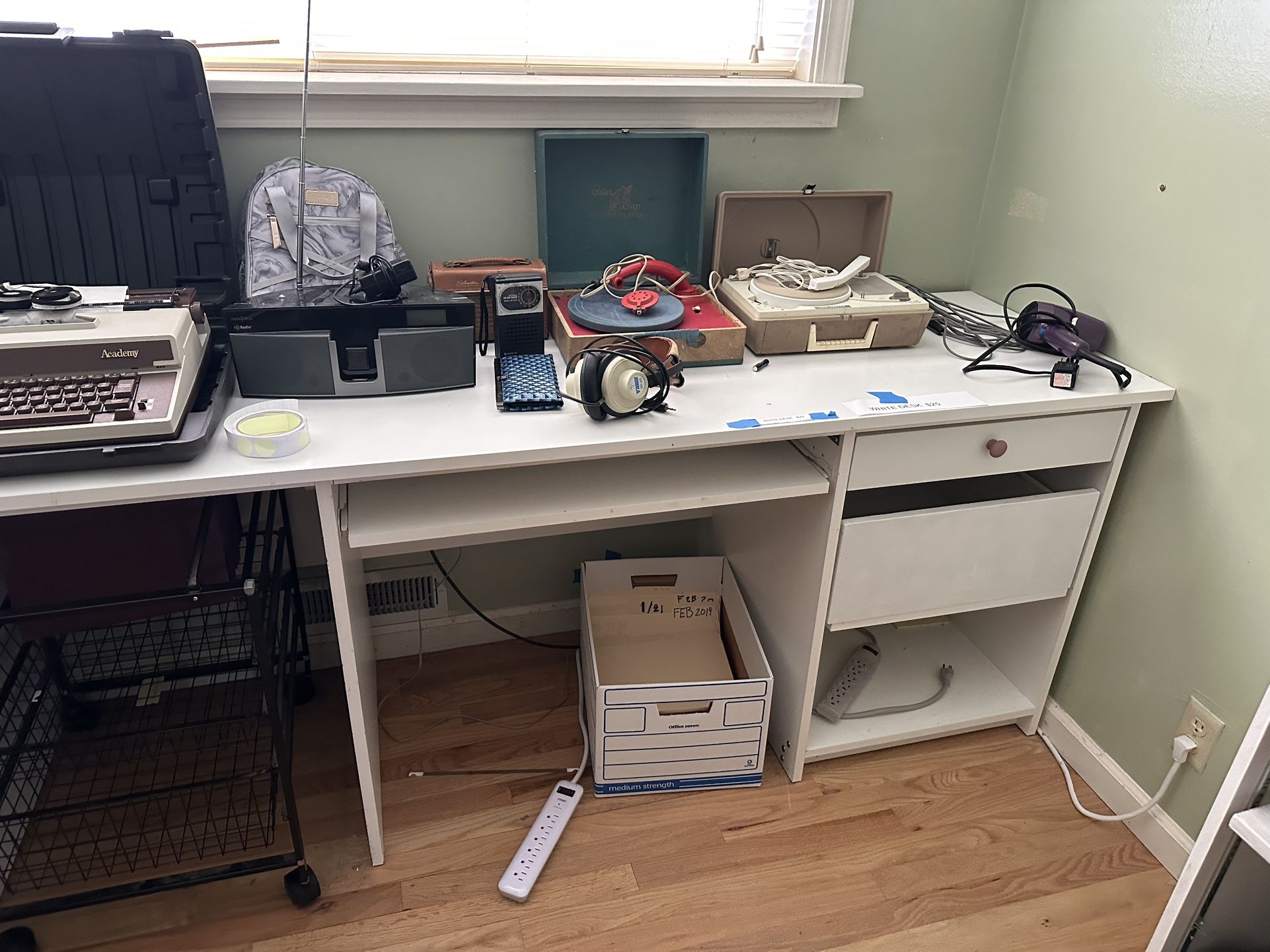 Free Desk And Shelf- Pick up Off 122 And Russell In Parkrose