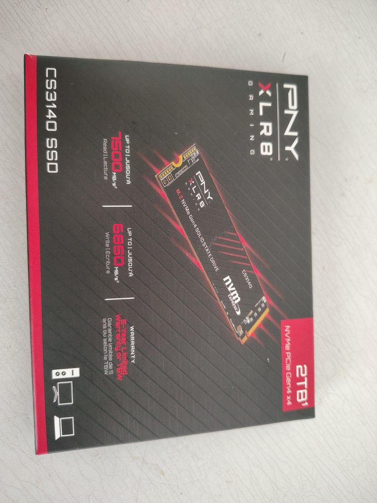 New 2tb NVME