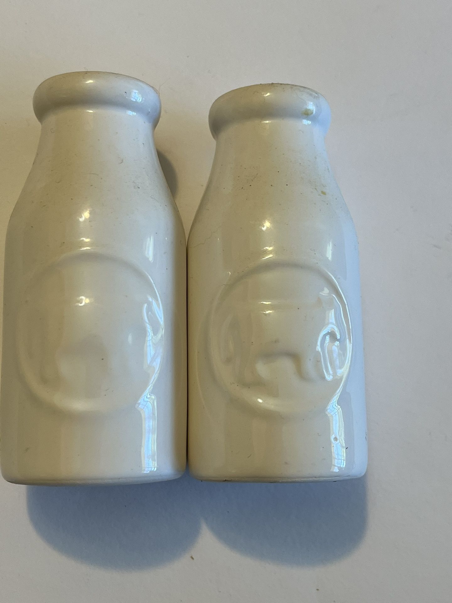 Milk Bottle Salt And Pepper Shakers