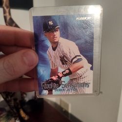Derek Jeter Rookie Sensations Card. 