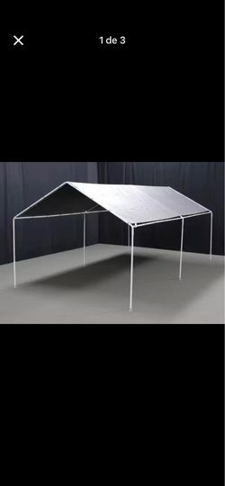 Aluminum structure to cover one  car, does not include canvas