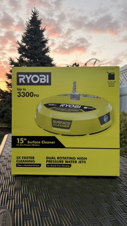 RYOBI 15 Inch Surface Cleaner for Gas Pressure Washer RY31SC01 3300 Psi 