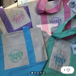 Trader Jose Spring Tote Bag 