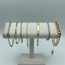 Assorted Gold Bracelets 