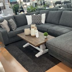 3 PC Sectional Left Sofa corner, Armless Loveseat and Right Chaise $1899
