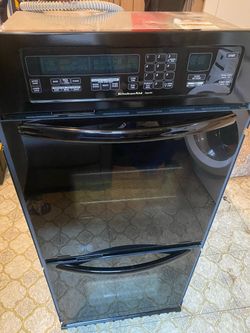 KitchenAid Superba Double Wall Oven Black