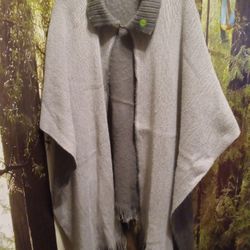 Gray Poncho