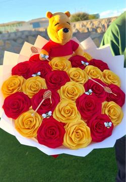 Winnie the Pooh Rose Bouquet