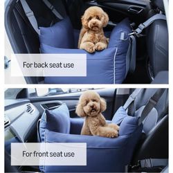 NEW DOG CAR SEAT PET BOOSTER FOR SMALL/MEDIUM DOGS 