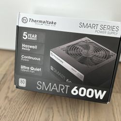 Brand New - Thermaltake SMART 600W ATX 80 Plus Power Supply 