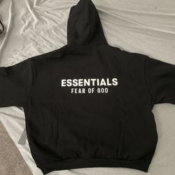 Brand New Black Essentials Fear of God Hoodie Size Small (Men)