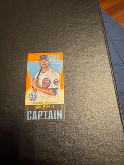 Kris Bryant Chicago Cubs Captain Baseball Card