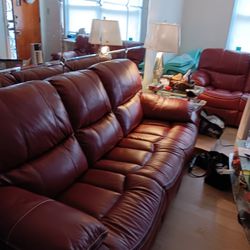 Leather 3 PC Recliner 