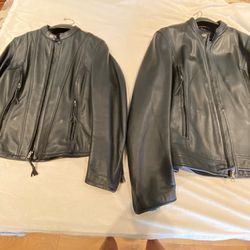 Matching Leather  Harley Jackets