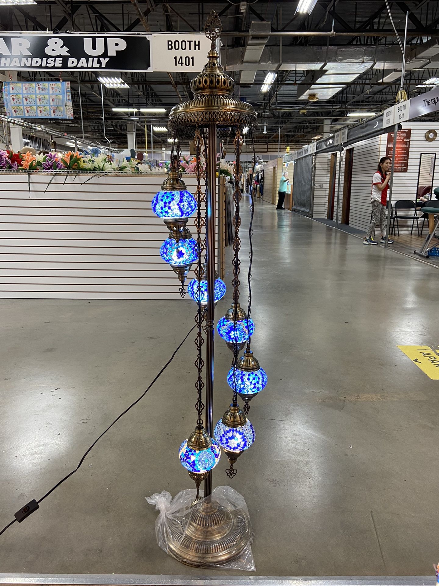 Turkish Floor Lamp 7 Globes