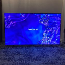Samsung 55-Inch QLED 4K Super Slim TV With Remote