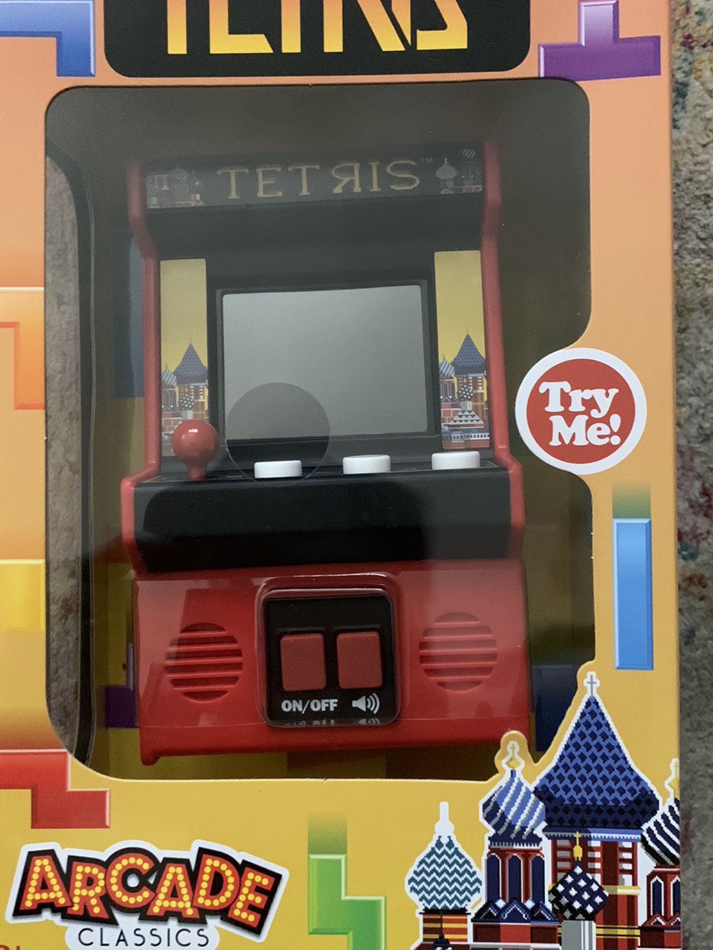 Tetris Arcade Classics Mini Arcade Game New.