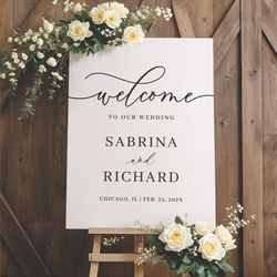 Custom Acrylic Sign – Perfect for Weddings, Birthdays, and Events!