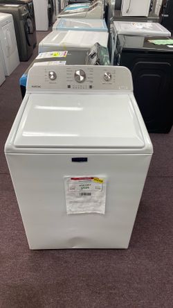 Maytag Deep Fill High Efficiency Agitator Large (4.5-cu ft) Top-Load Washer (White