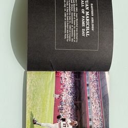 Juan Marichal Hall of Fame Day program