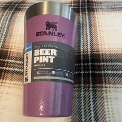 STANLEY Adventure Stacking Beer Pint Glass | Stackable Drinking Cup for Cold Beverages | Dishwasher Safe | Insulated Stainless Steel Tumbler | BPA-Fre