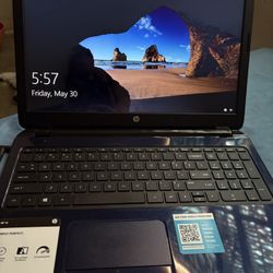 Blue With Black Hp Laptop 