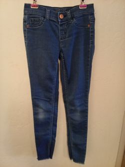 Junior's Justice" Slightly Used '(( Mid Rise Super Skinny) Acid Wash Jeggings (Sz 12) 
