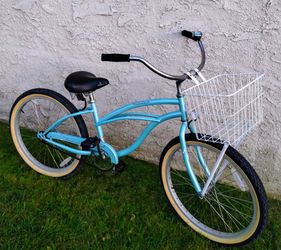 Women's Firmstrong 24" Beach Cruiser bike bicicleta basket
