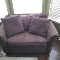 Cindy Crawford Home Bellingham Slate Sleeper Chair