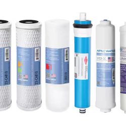 APEC 50 GPD Complete Walter Filtration Cartridge Replacement Filter Set for RO-PRO-PH 