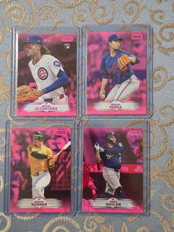 2025 Topps Stadium Club Pink Foil Lot!