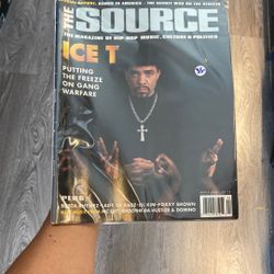 Vintage The Source Ice T Cover 