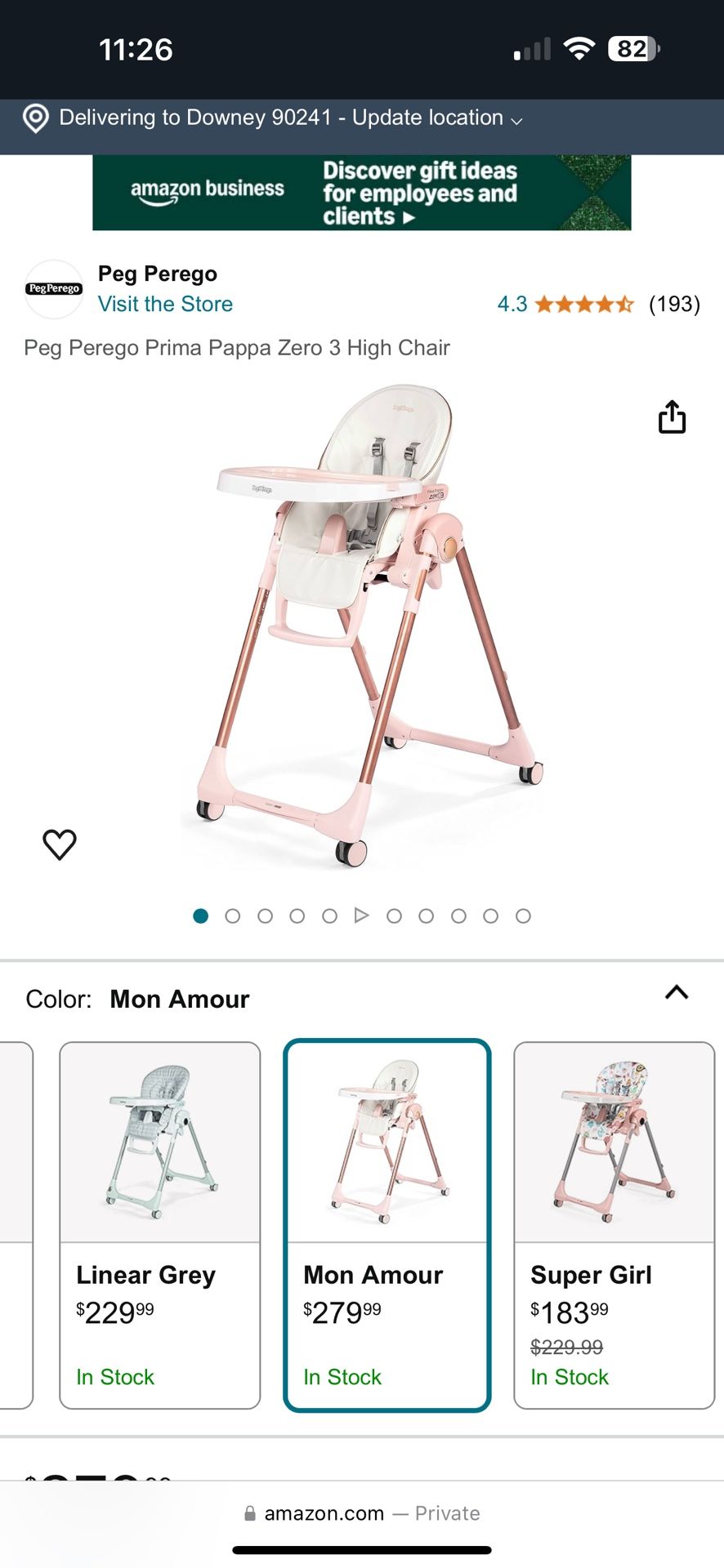 High chair