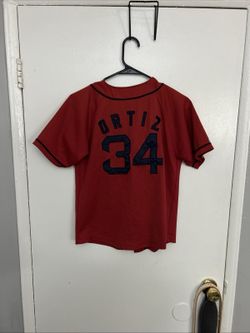 David Ortiz #34 Boston Red Sox MLB Majestic Jersey Boys M