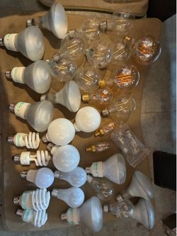 40 TESTED WORKING LIGHT BULBS – Edison Globe LEDs, Decorative Filament