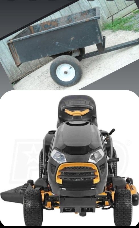 Poulan Pro Riding Mower Gently Used New Battery Cart And Ramps
