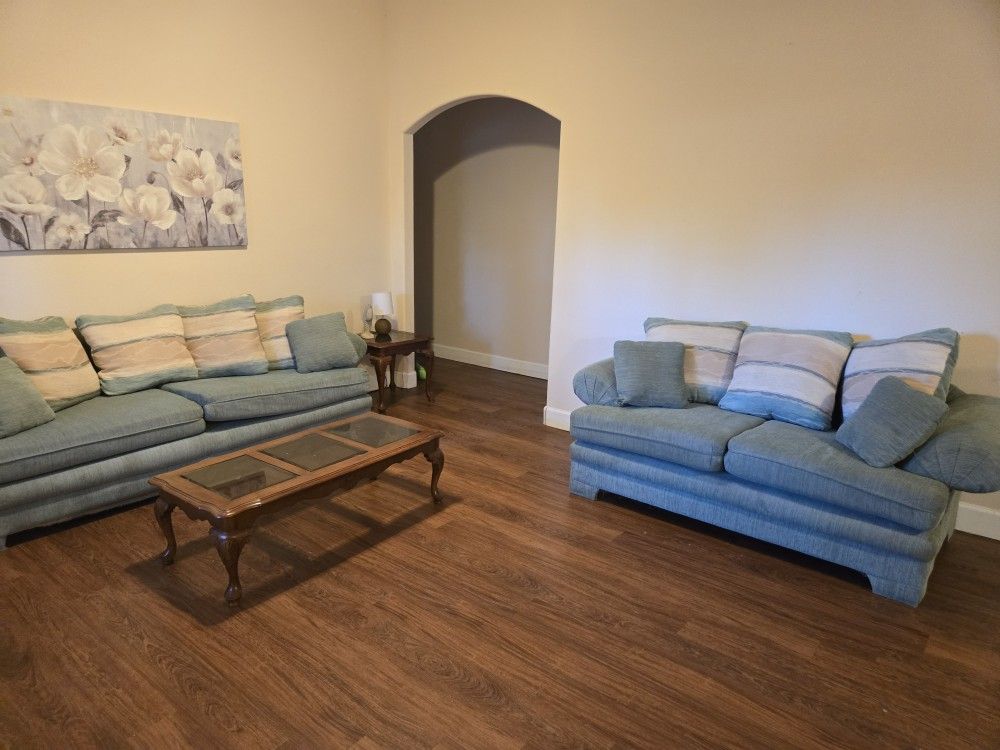 Living Room 2pc Set. Sofa and love seat.