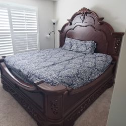 Bed Frame and Mattress for Sale  1500$ 