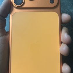 Orange iPhone 17 Pro Max locked