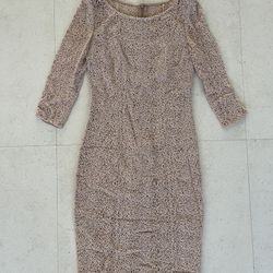 Elegant Dress With Light Sequins 