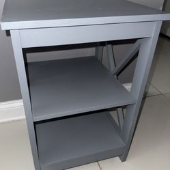 Gray Wooden Cabinet/Shelving Space