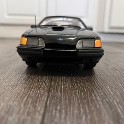 Diecast 1/18 Scale GMP 1986 Ford Mustang SVO Black 1 Of 1500  # 1188 Great Condition No Box 