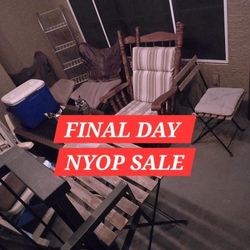 ^ MUST GO NOW ^ Outdoor Furniture, Wood Rocking Chair, Folding Rockers, Glass Table, Wood Table, Leather Chairs, Welcome Mat, Bird Deterrents, Shelves